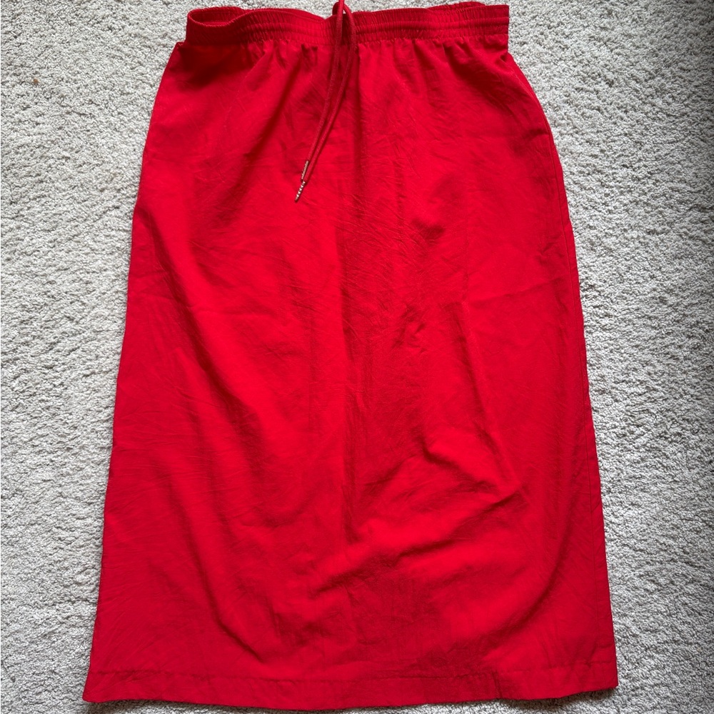 Vintage Red Women's Skirt
